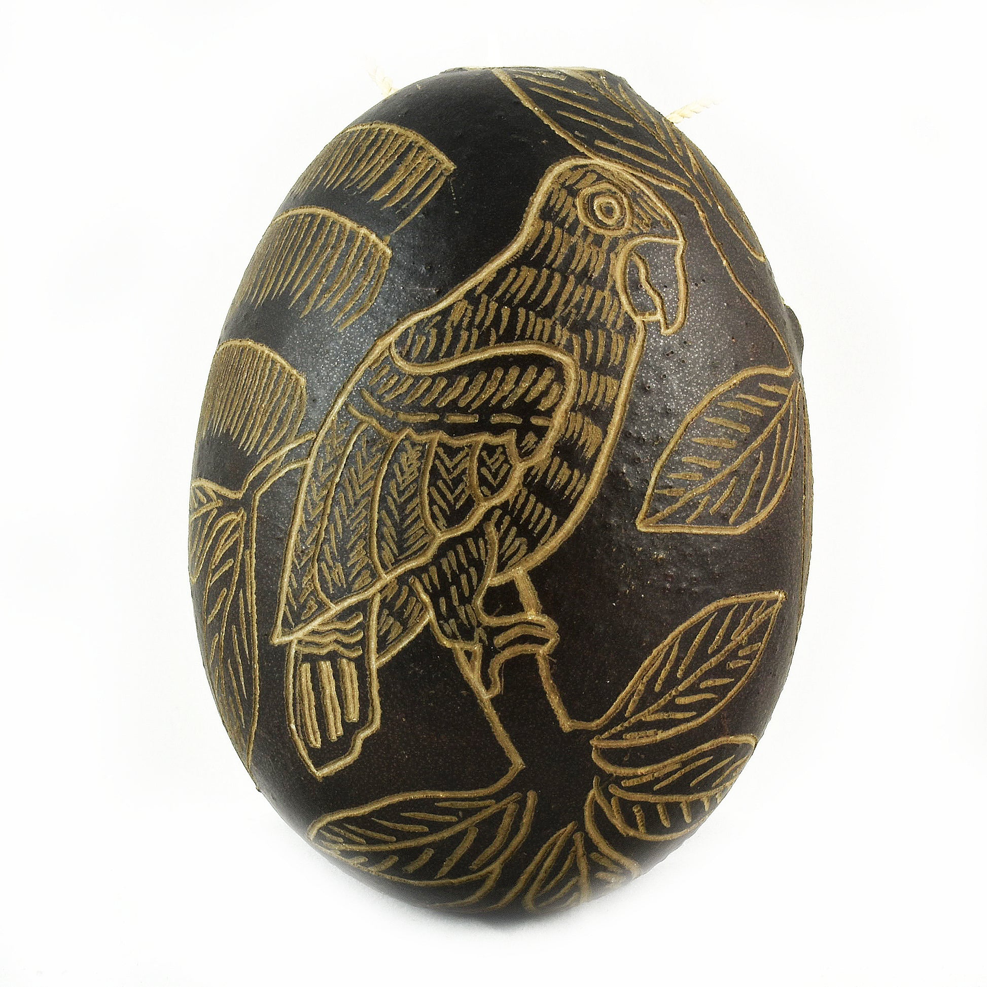 Parrot and Macaw Bird Calabash Christmas tree ornament - Amazon Ecology