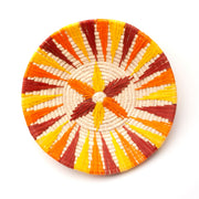 Roaring Fire Star Flower Decorative Basket - Fair Trade and Handwoven by Peruvian Amazon artisan - Amazon Ecology