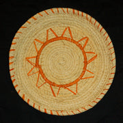 HANDMADE CHAMBIRA PALM FIBER WOVEN PLATE - WPL001 - WOVEN BY ARTISAN FROM PERUVIAN AMAZON