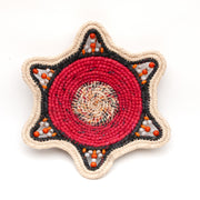Scarlet Cyclone Handwoven Basket - Fairtrade and Handmade by Peruvian Amazon artisan - Amazon Ecology