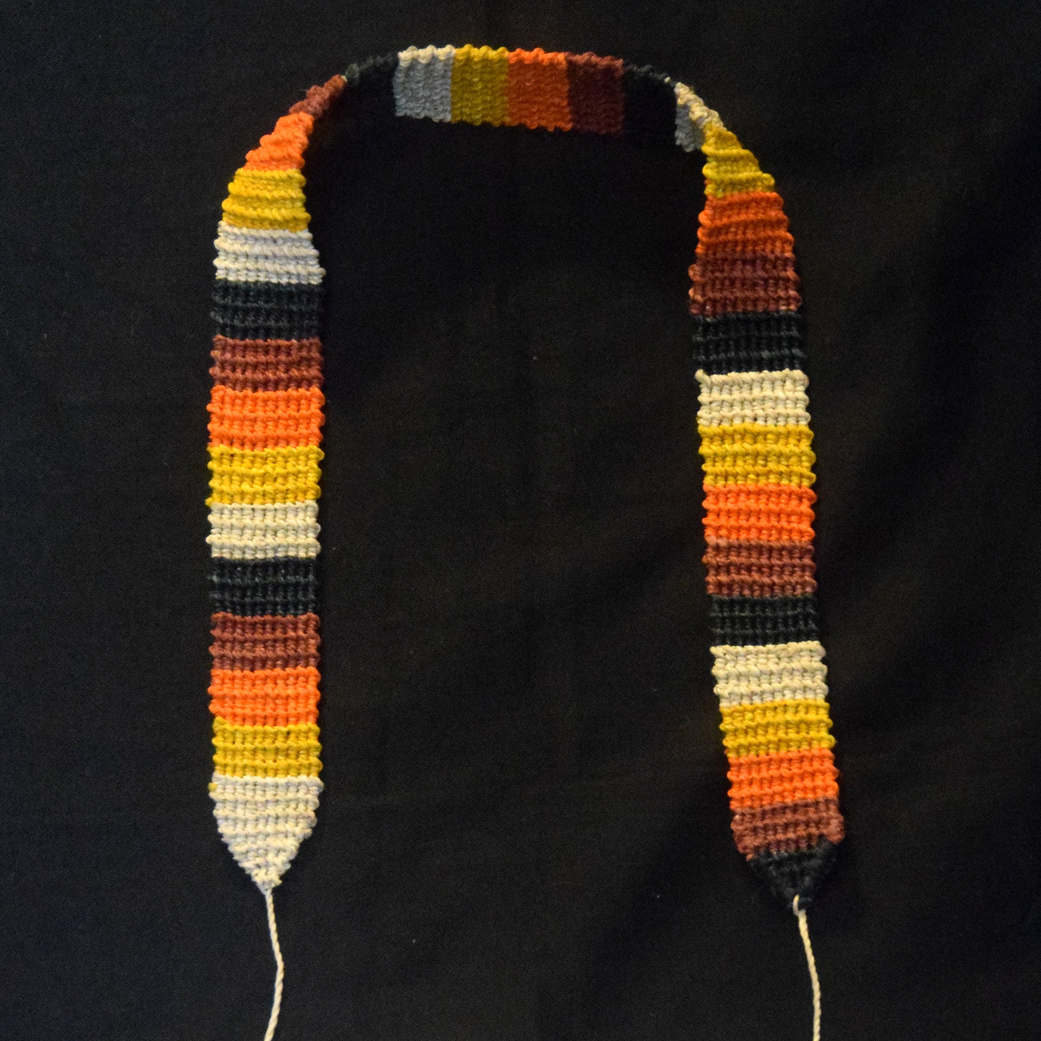Fair-trade Hand-made Hat band - coral snake patterns - made by Peruvian Amazon artisans - Amazon Ecology