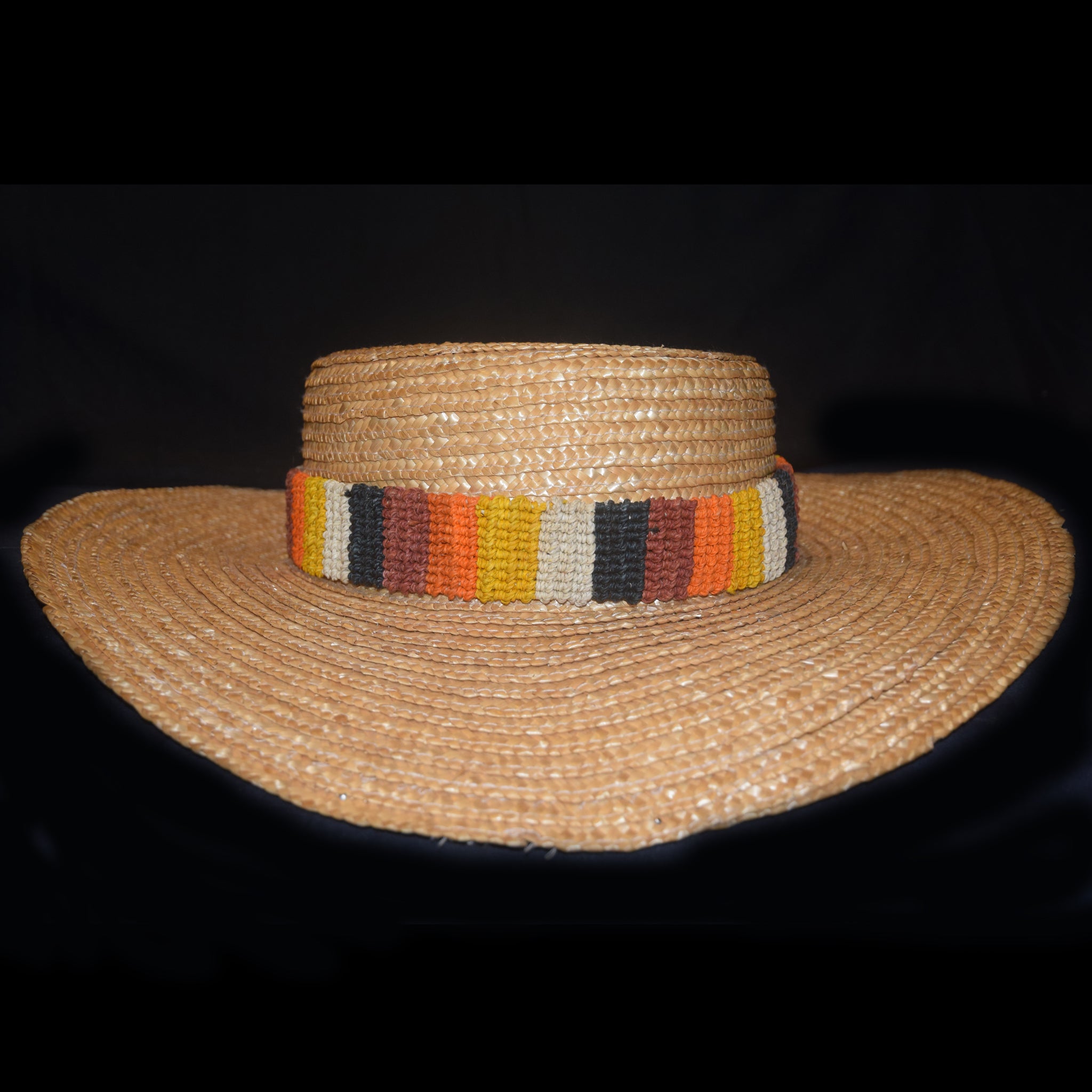 Fair-trade Hand-made Hat band - coral snake patterns - made by Peruvian Amazon artisans - Amazon Ecology