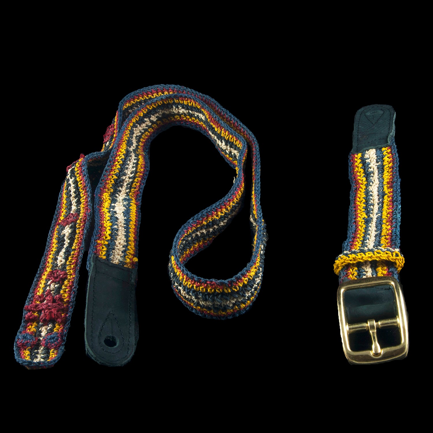 TRADE HAND-MADE MANDOLIN STRAP - SHUSHUPE SNAKE PATTERN - WOVEN BY PERUVIAN AMAZON ARTISAN - Amazon Ecology