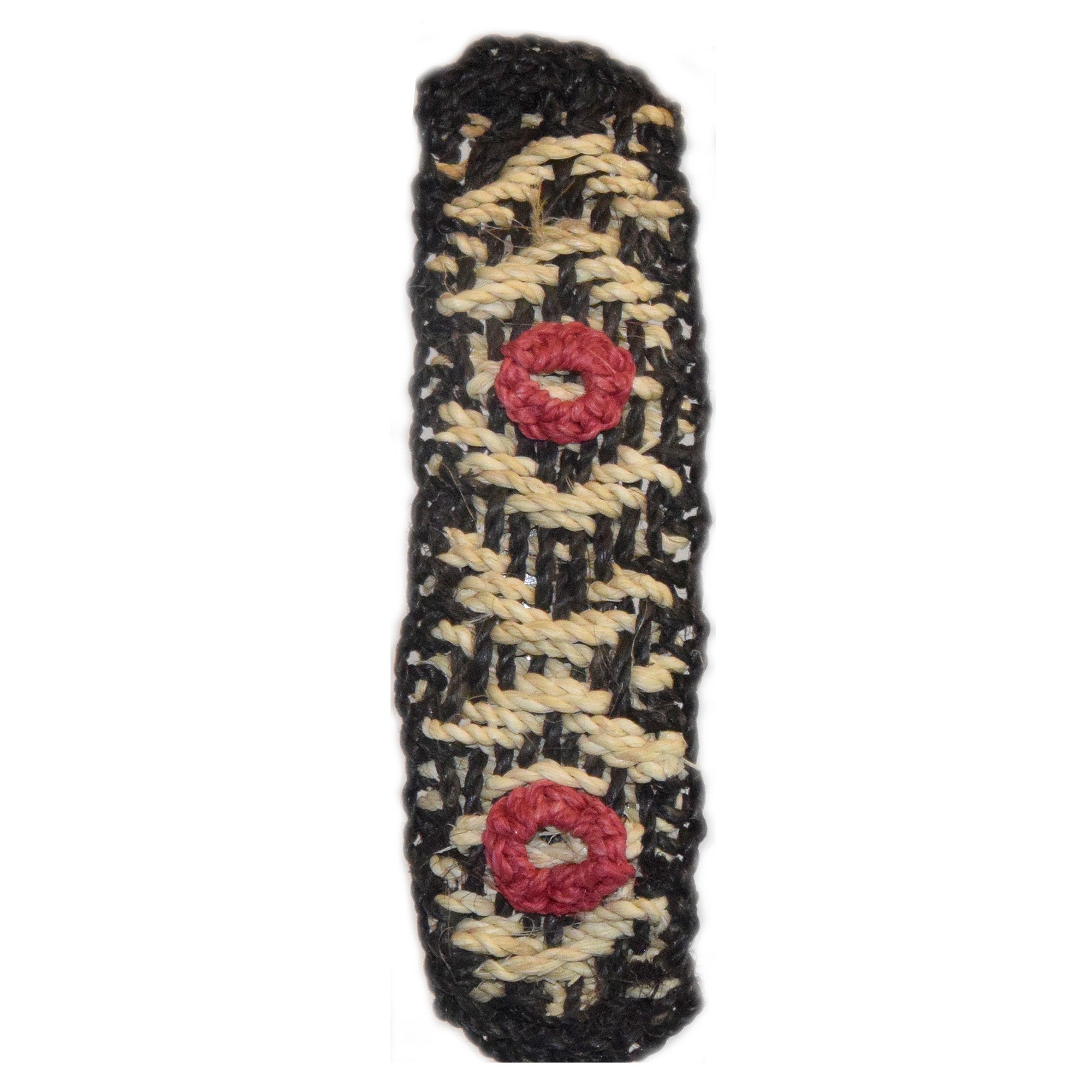 Bora native design hair barrettes - made by Peruvian Amazon artisan - Amazon Ecology