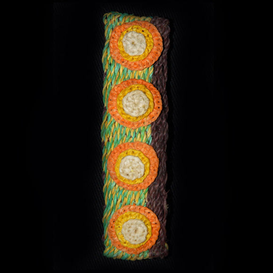 Bora native design hair barrettes - made by Peruvian Amazon artisan - Amazon Ecology