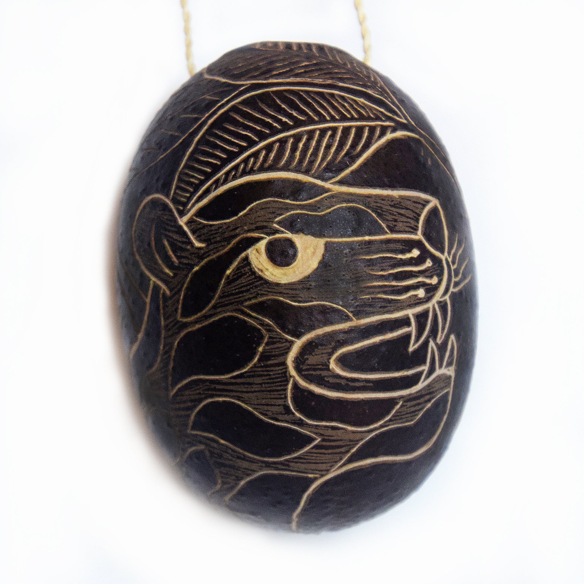Jaguar Mammal Calabash Christmas tree ornament - Amazon Ecology