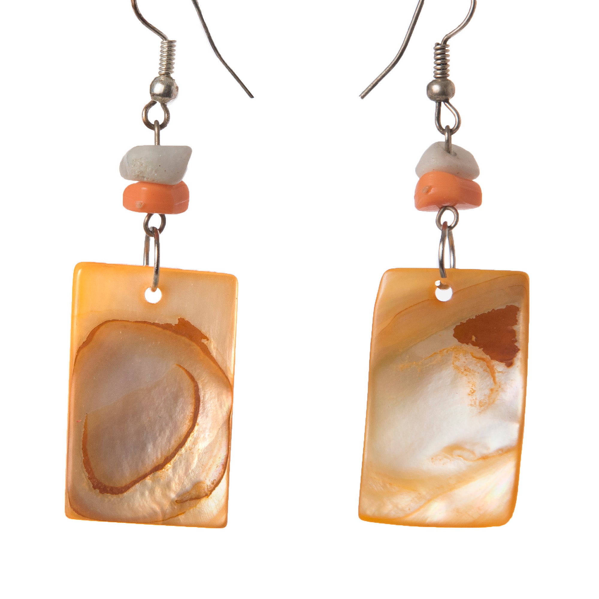 Nakar Shell Earrings, various colors