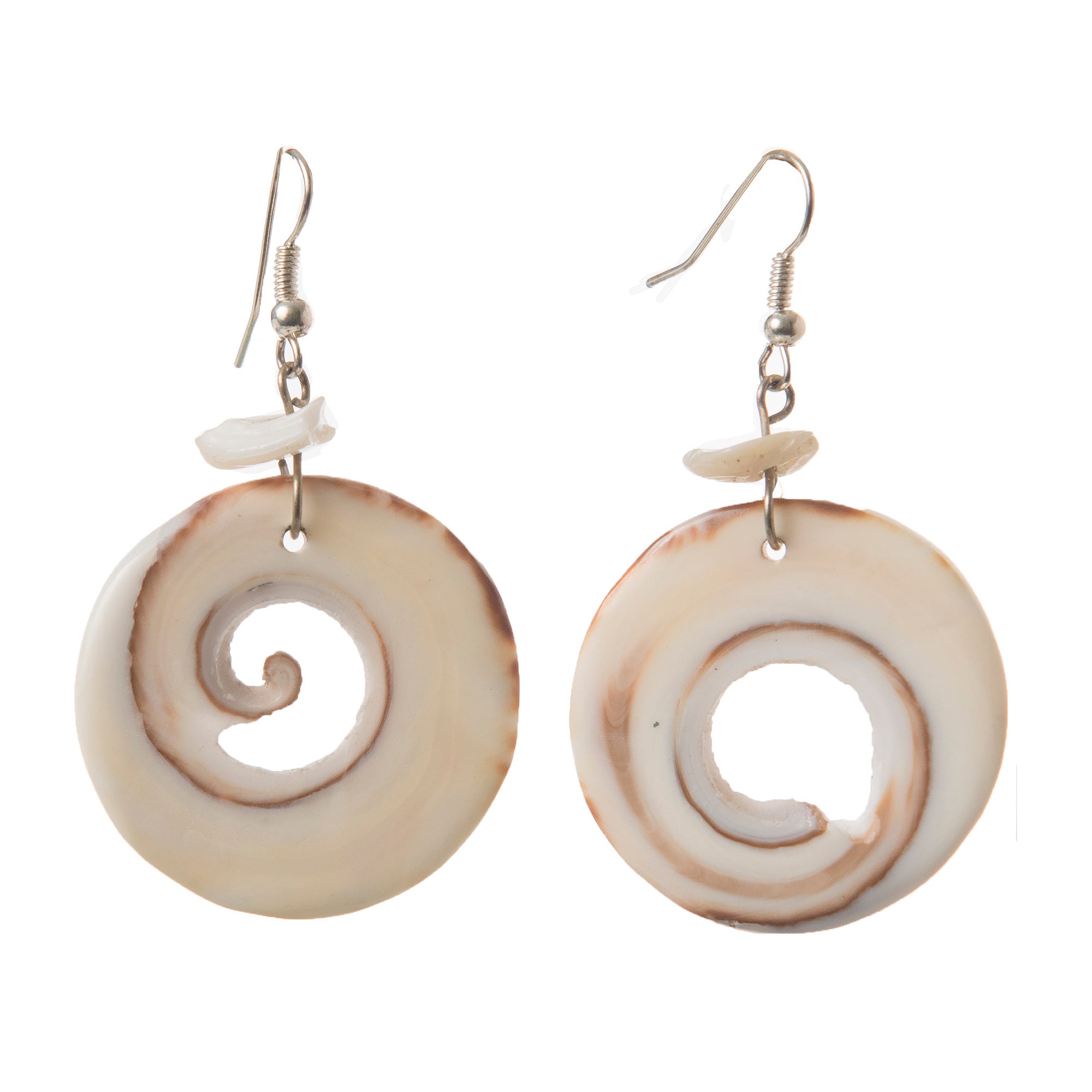 Nakar Shell Earrings, various colors