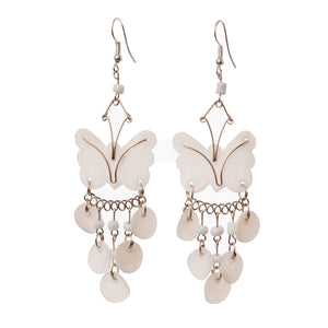 Paiche Fish Scales Butterfly Earrings